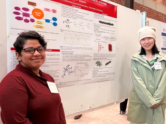 CBC Graduate Students Ananya Chakraborti and Bai Hei