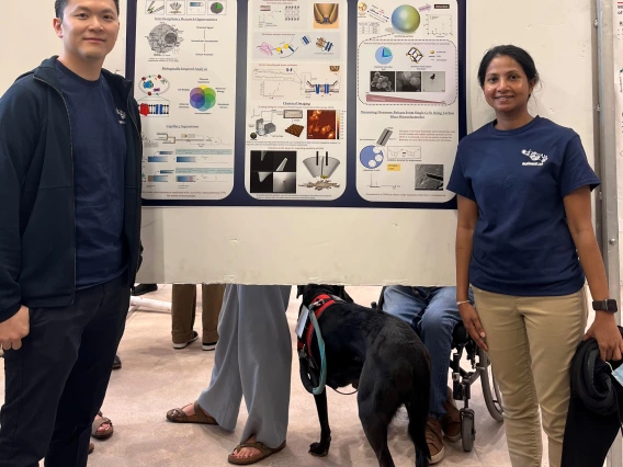 CBC Graduate Students Jason Hsieh and Navodi Amarakoon