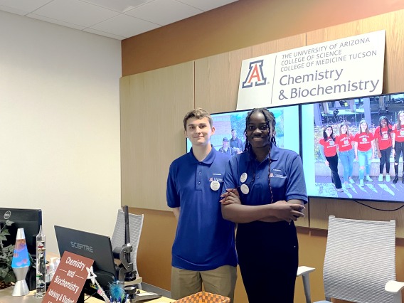Photo taken during the Chemistry and the Commons open house