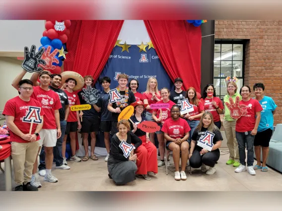 CBC Group image at the 2024 College of Science New Student Welcome