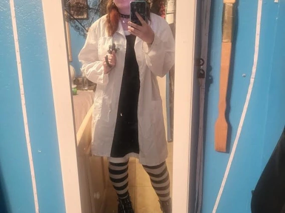 Launa Sigars dressed as Abby from NCIS