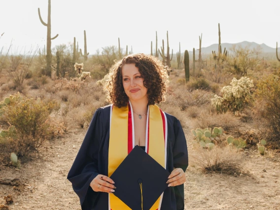 CBC Graduating student Daisy Kirshbaum