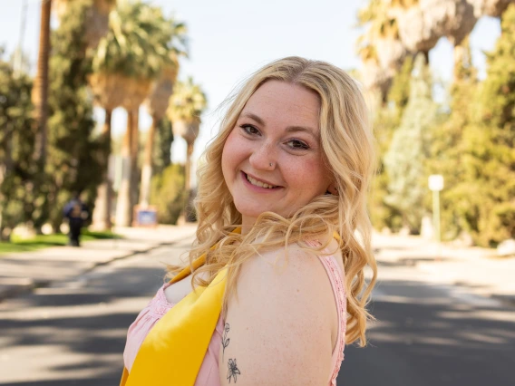 CBC Graduating student Haley Vanhof 