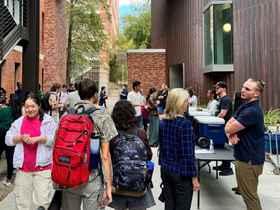 CBC Ice Cream Social between Chemistry & Commons and CSB 