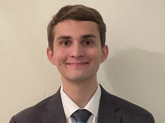 CBC Graduating student Jacob Fredman