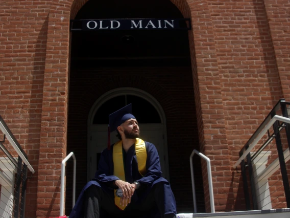 CBC Graduating student Sebastian Pimental