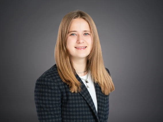Undergraduate student Natalie Rawlings