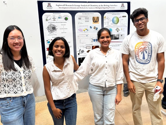 Photos of presenters from August 12 Research Poster Fair