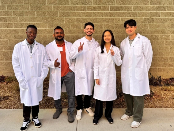 Grad Students Benjamin Akonor, Pabasara Edirweera, Luis, Kay Do, Joseph Jung