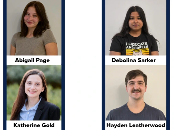 Photos of winners from 2025 Research Awards Symposium