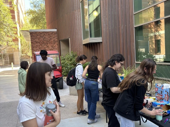 Photo from Grad Council Coffee Hour on October 6th