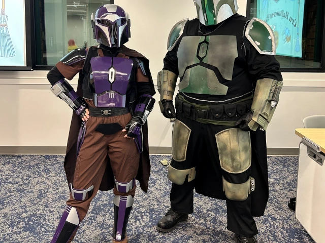 Elizabeth Harper & Friend as Mandolorians