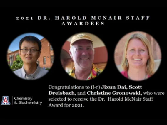 2021 McNair Staff Awardees Announced