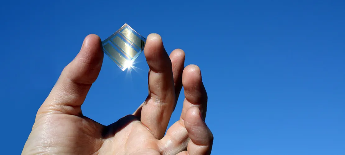 Solar Cell Collecting Light