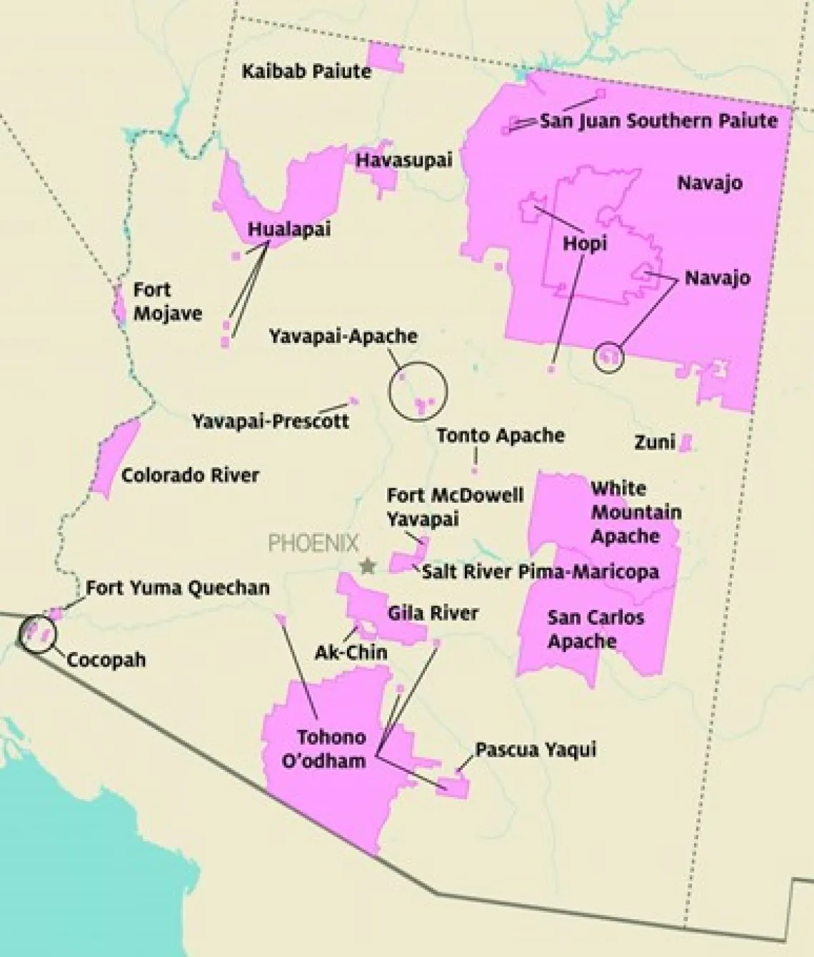 Native Americans in Arizona Land Occupations 2