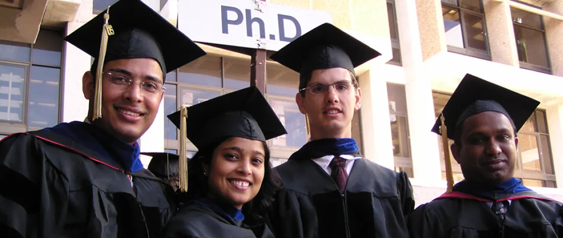 CBC Ph.D. Graduates at Ceremony