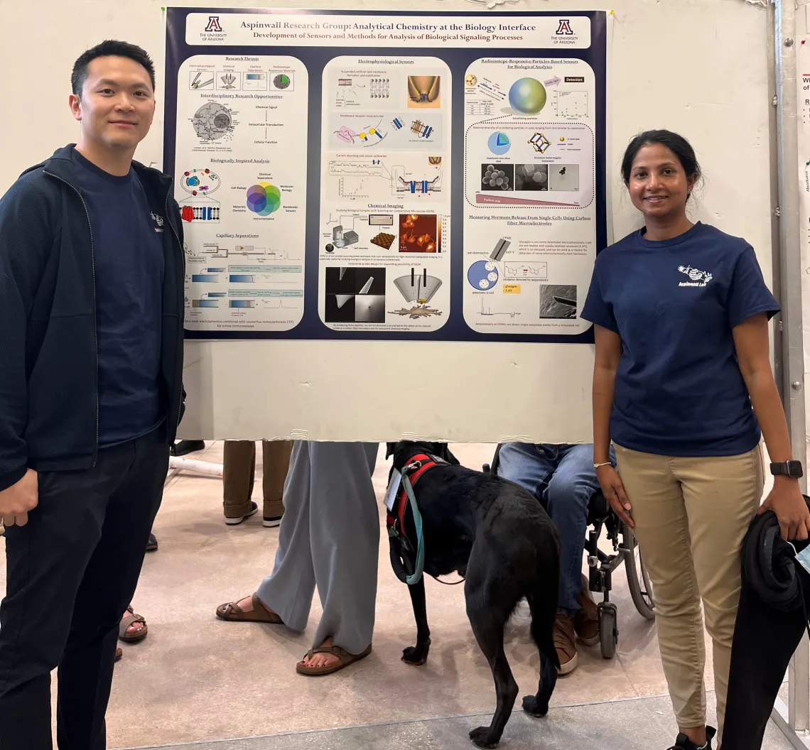 CBC Graduate Students Jason Hsieh and Navodi Amarakoon