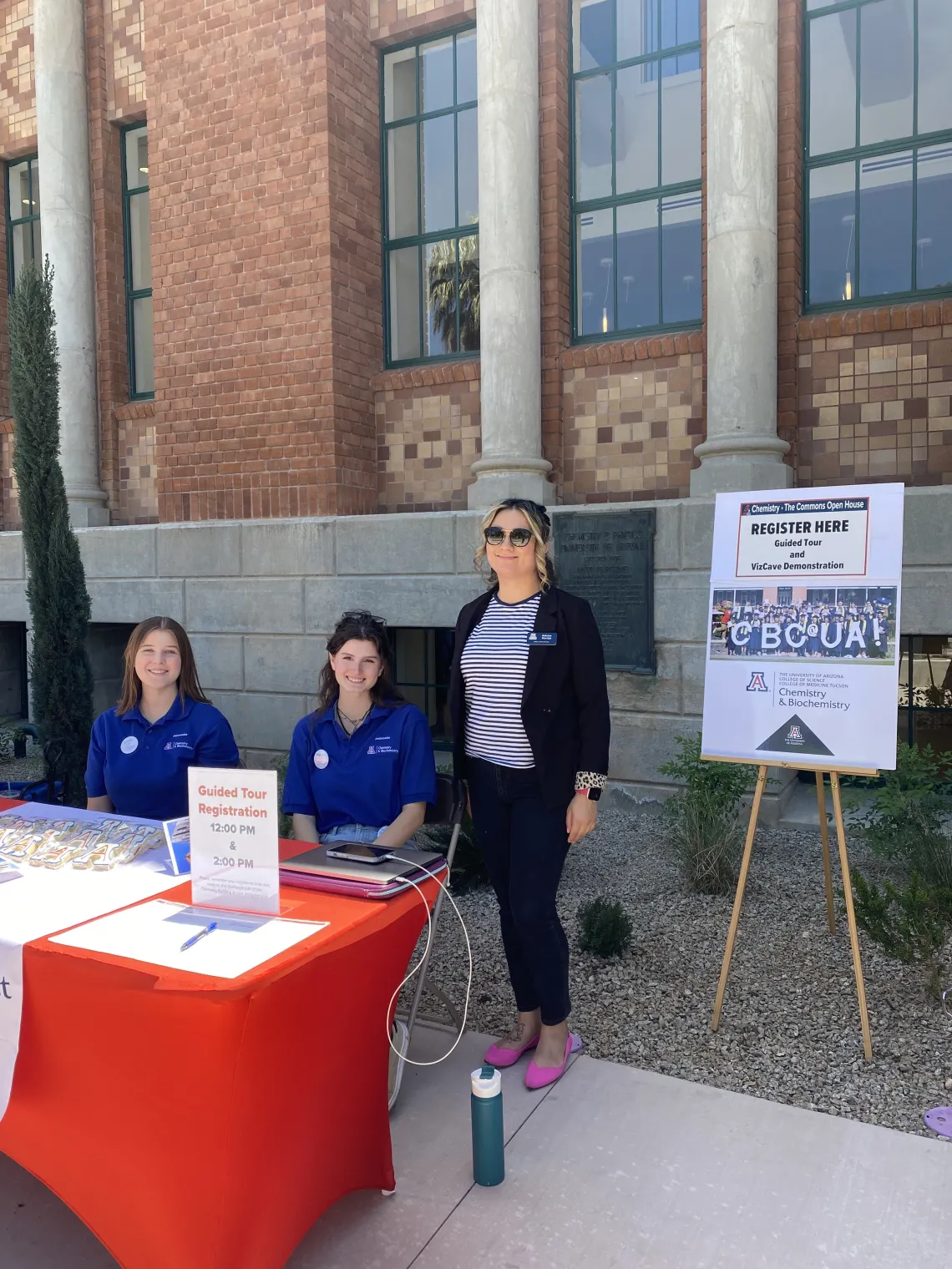 Photo taken during the Chemistry and the Commons open house