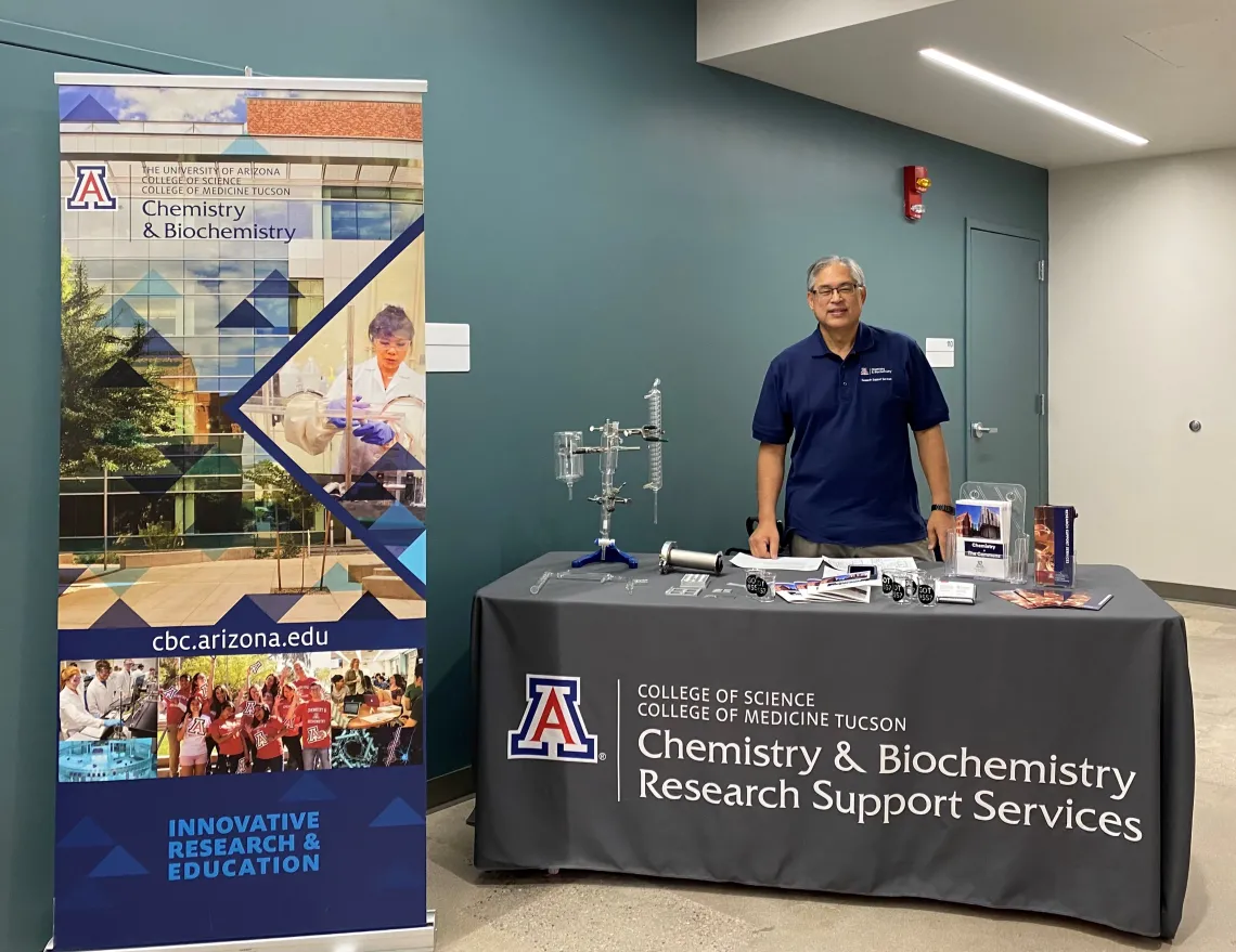 Photo taken during the Chemistry and the Commons open house