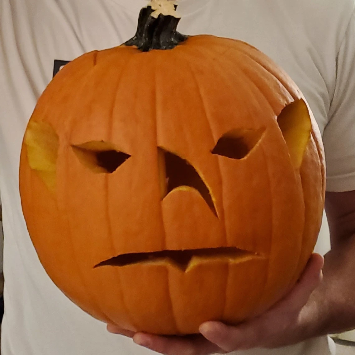 Pumpkin scary face