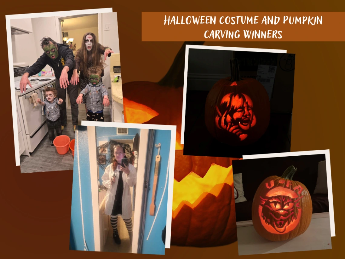 CBC Halloween costumes and pumpkin carvings