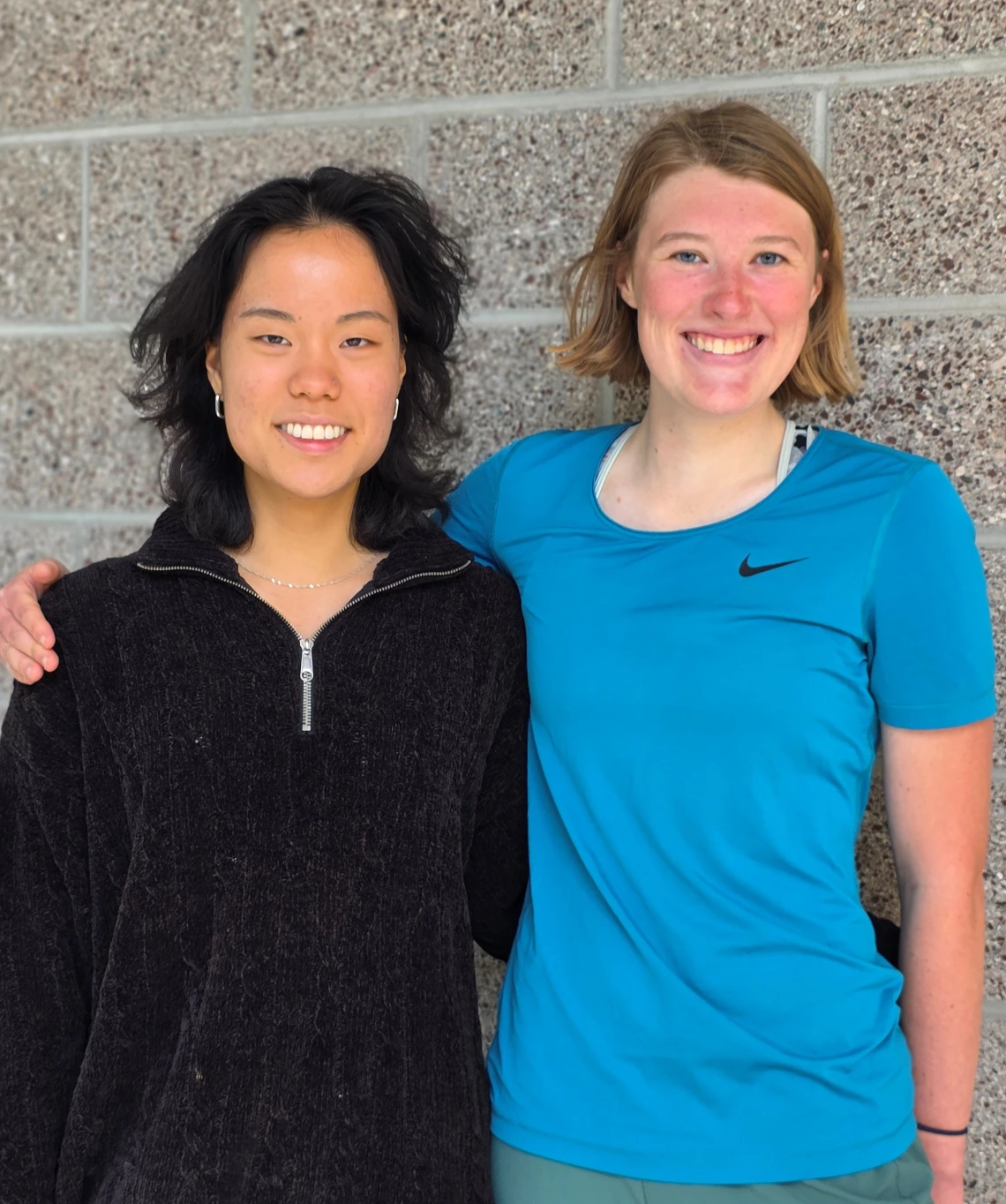 Photo of CBC Students Ika Lin and Anna Campbell