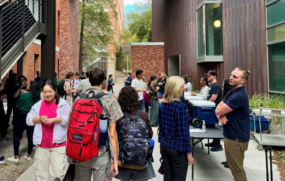 CBC Ice Cream Social between Chemistry & Commons and CSB 