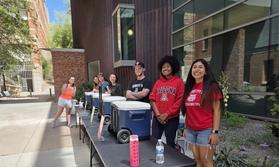 CBC Ice Cream Social between Chemistry & Commons and CSB 
