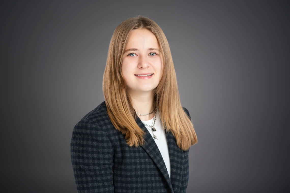 Undergraduate student Natalie Rawlings