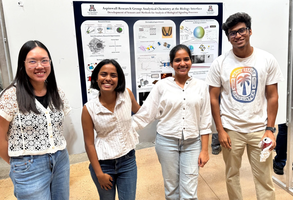 Photos of presenters from August 12 Research Poster Fair