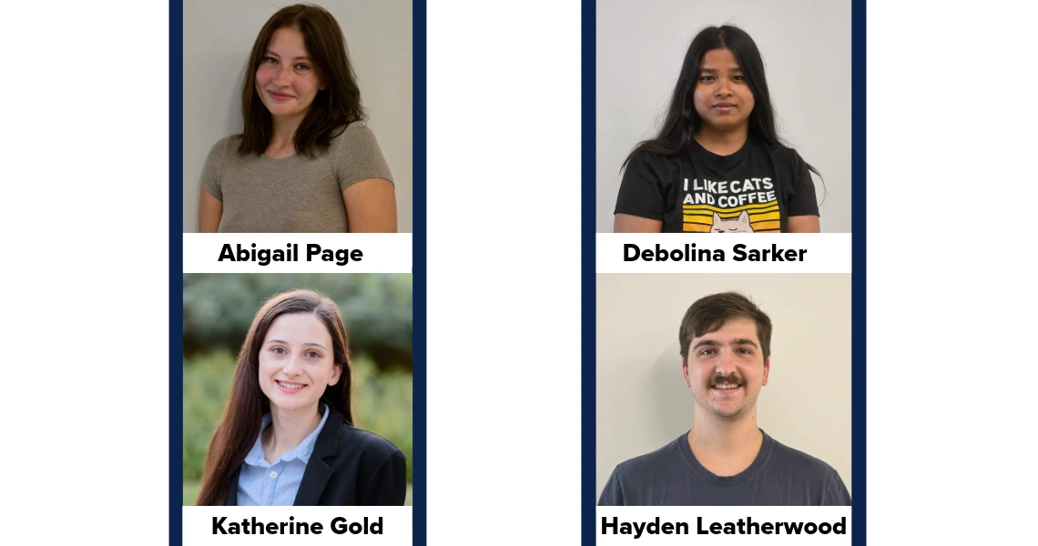 Photos of winners from 2025 Research Awards Symposium
