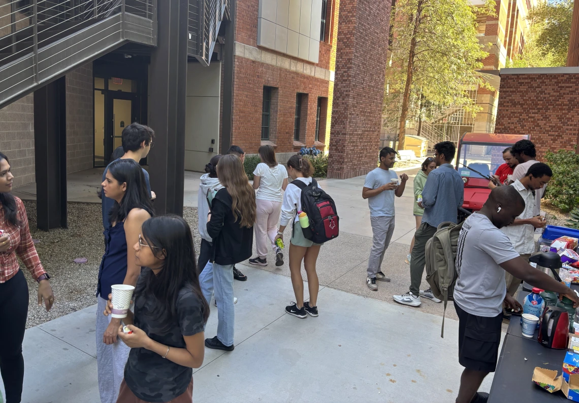 Photo from Grad Council Coffee Hour on October 6th