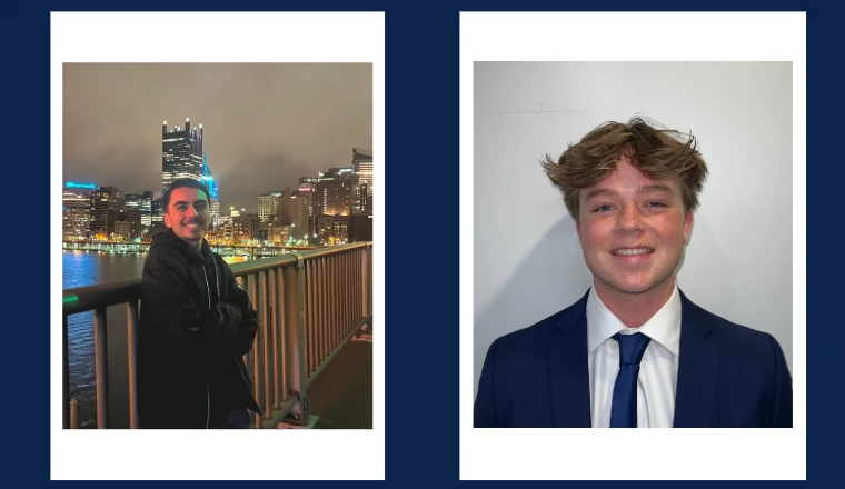CBC Undergraduates Marc Garcia and Jaden Todd-Nelson