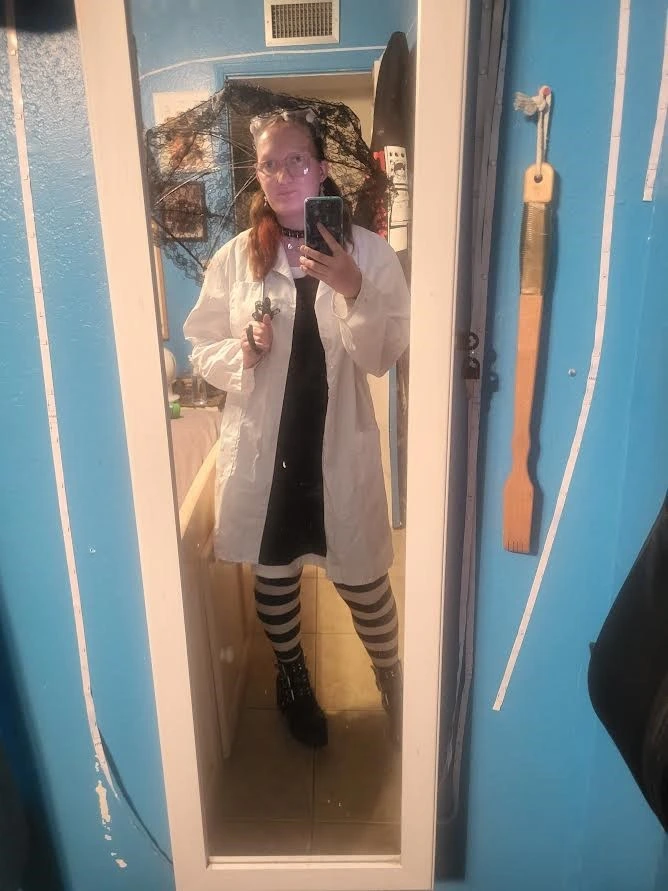 Launa Sigars dressed as Abby from NCIS
