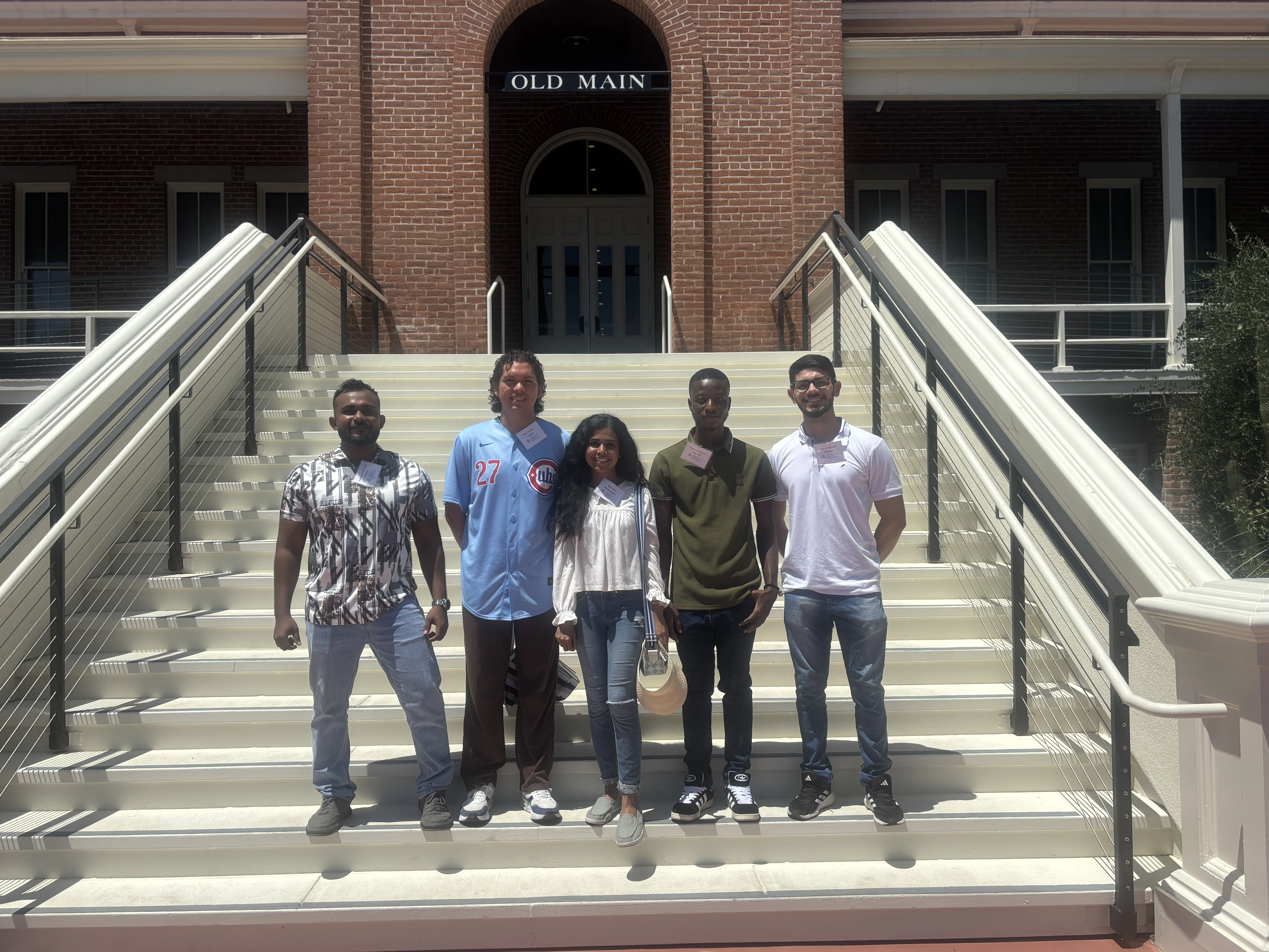 Grad Students Pabasara Ediriweera, Hugo Chavez, Aksa Roy, Benjamin Akonor, Luis de Oliveira