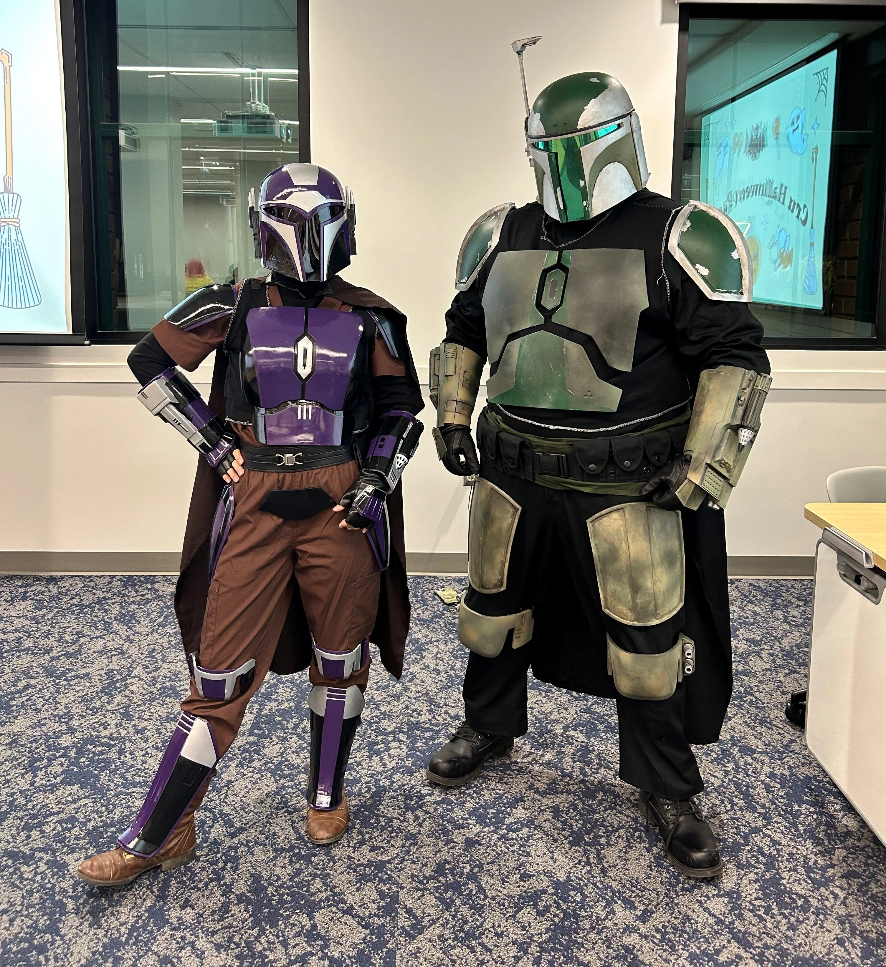 Elizabeth Harper & Friend as Mandolorians