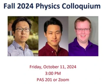 Fall 2024 Physics Presenters