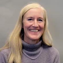 Kelley smiling
